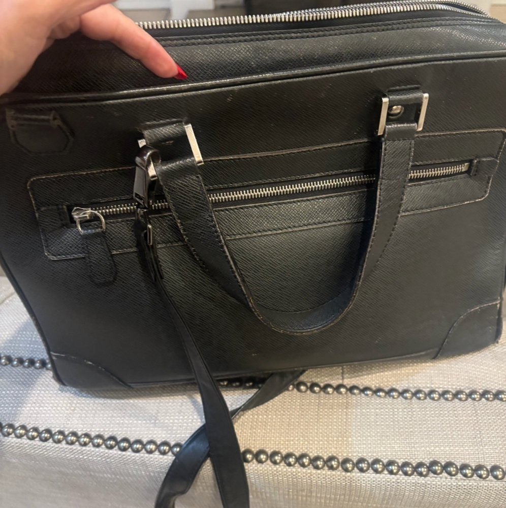 Louis Vuitton Alexander Tiago leather briefcase